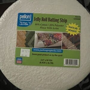 Jelly Roll Batting Strip. New